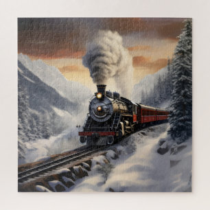 Puzzle Train dans les monts Snowy