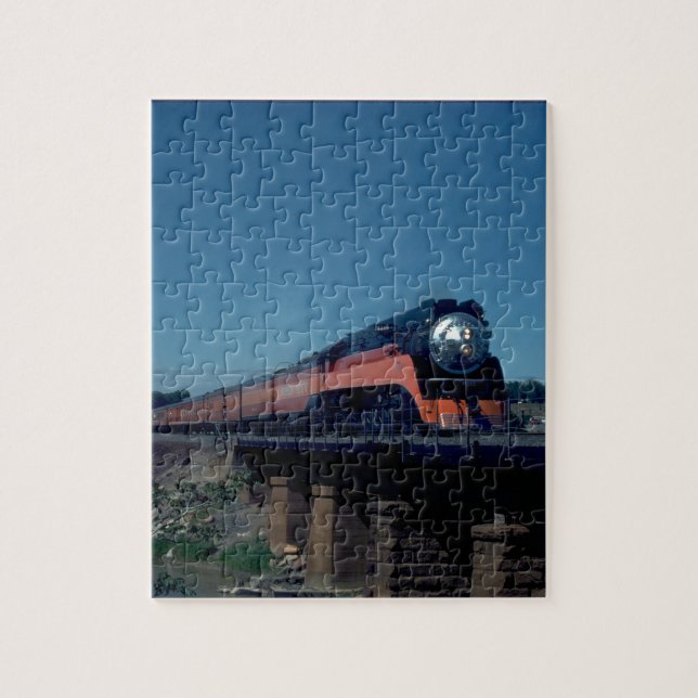 Puzzle Train de "lumière du jour" de PS, mené par 4-8-4 (Vertical)