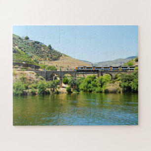 Puzzle Train et le fleuve Douro au Portugal