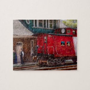 Puzzle Train - Fourgon de queue - Fin de ligne