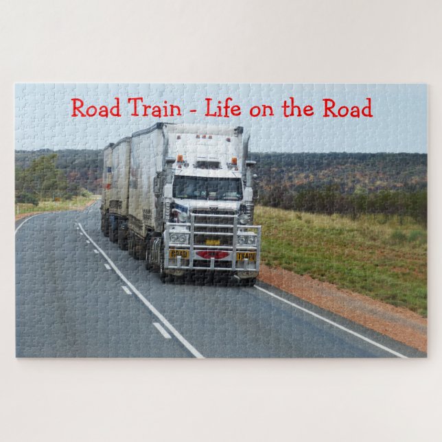 Puzzle Train Routier La Vie sur la Route Camion (Horizontal)