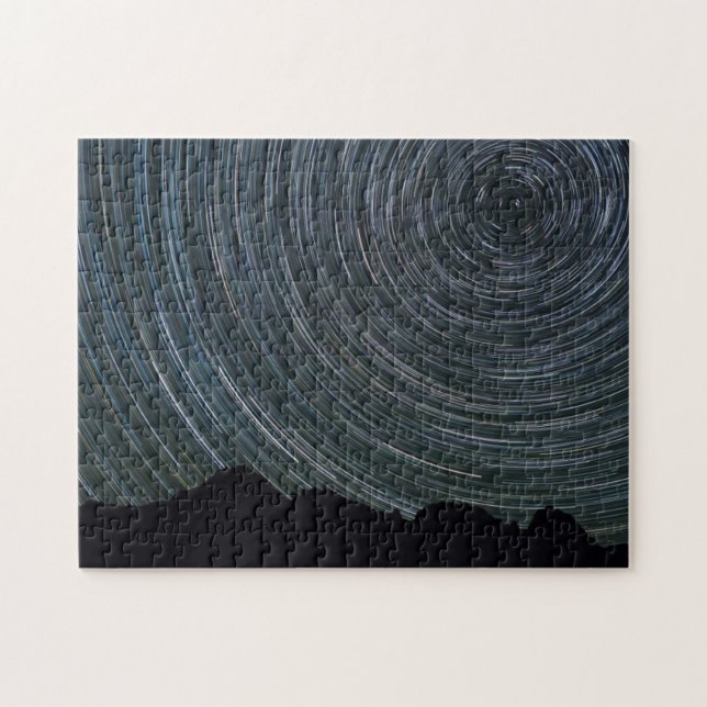 Puzzle Traînées d'étoiles autour de Polaris | Ingalls Pas (Horizontal)