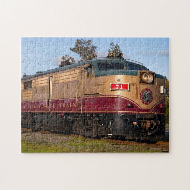Puzzle Trains de Californie. (Horizontal)