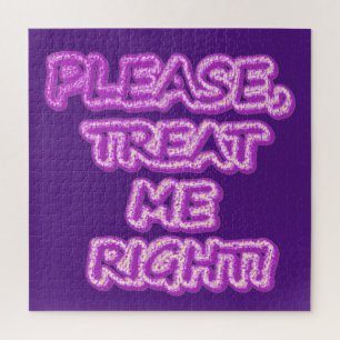 Puzzle "Traitez-Moi Bien ! !" Un Design Sympa. Commandez 