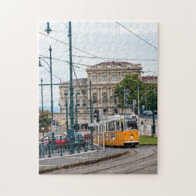 Puzzle Tramway célèbre deux à Budapest, Hongrie (Vertical)