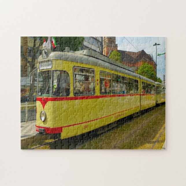 Puzzle Tramway de Düsseldorf Allemagne. (Horizontal)
