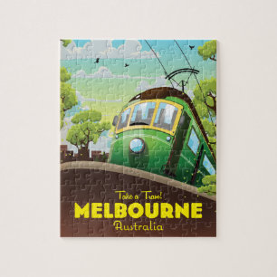 Puzzle Tramway de Melbourne Australie