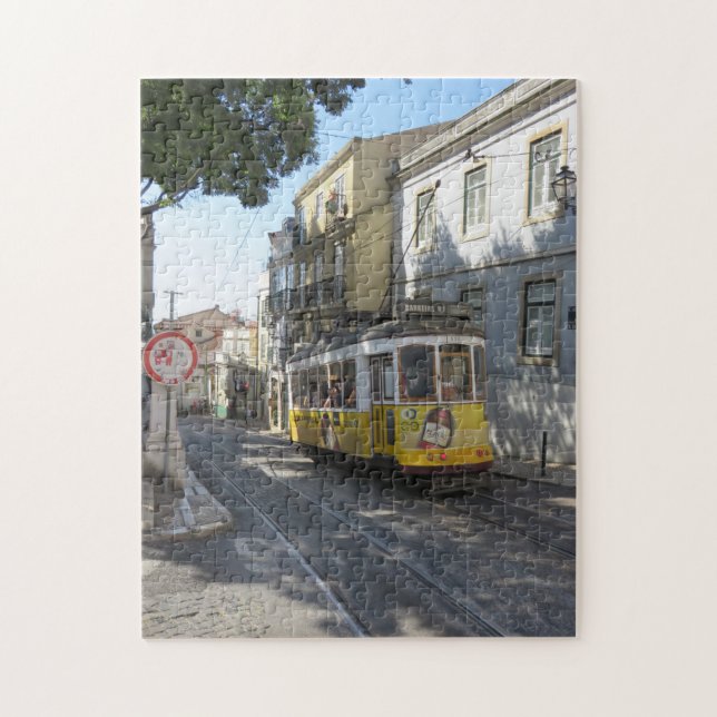 Puzzle Tramway jaune à Lisbonne, Portugal (Vertical)