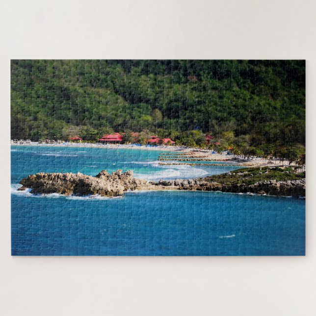 Puzzle Tranquil Island Paradise Labadee Haïti (Horizontal)