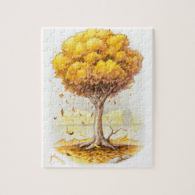 Puzzle Tranquillité d'or (Vertical)