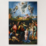 Puzzle Transfiguration, Raphael<br><div class="desc">Raffaello Sanzio da Urbino (March 28 ou avril 6, 1483 - avril 6, 1520), known as Raphael quoi à Italian painter and architect of the High Renaissance. His work is amired for its clarity of forme, ease of composition, and visual achievement of the Neoplatonic ideal of human grandeur. Together with...</div>
