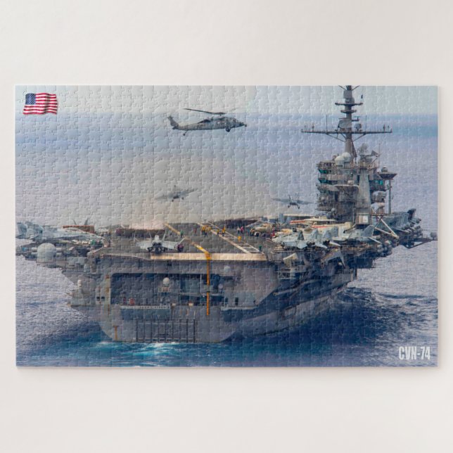 Puzzle TRANSPORTEUR D'AÉRONEF AMÉRICAIN - CVN 74 (20 x 30 (Horizontal)