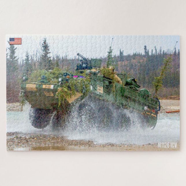 Puzzle TRANSPORTEUR DE PERSONNEL ARMÉ - Stryker (20x30 po (Horizontal)