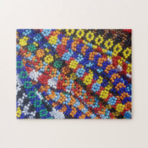Puzzle Travail de perles, Melmoth, Kwazulu-Natal, Afrique