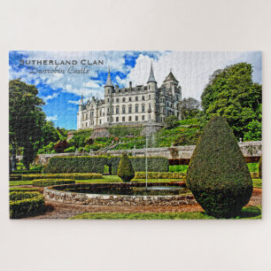 Puzzle Travel Scotland Dunrobin Castle, Sutherland Clan