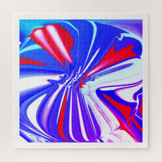 Puzzle Travel to the future abstract art