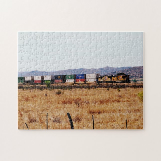 Puzzle Traverser le Texas-Train (Horizontal)