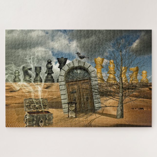 Puzzle Treasured Chess (Horizontal)