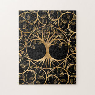 Puzzle Tree of life - Yggdrasil Mandala frame