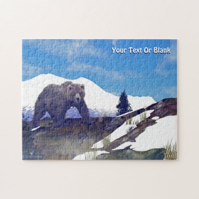 Puzzle Treeline Grizzly (Horizontal)