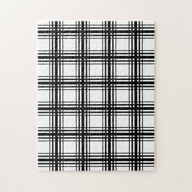Puzzle Treillis noir et blanc frustrant (Vertical)