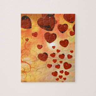 Puzzle Trending love coeurs, accessoires. Saint Valentin