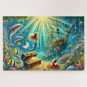 Puzzle Trésor de la Sirène: Épave Sous-Marine