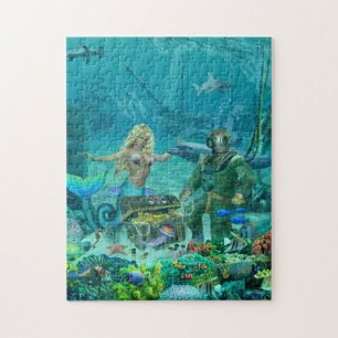Puzzle Trésor du récif corallien de la sirène