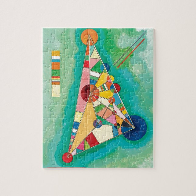 Puzzle Triangles colorées par Wassily Kandinsky (Vertical)