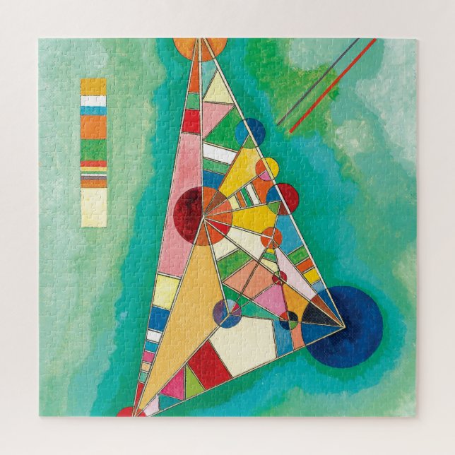 Puzzle Triangles colorés par Wassily Kandinsky (Vertical)