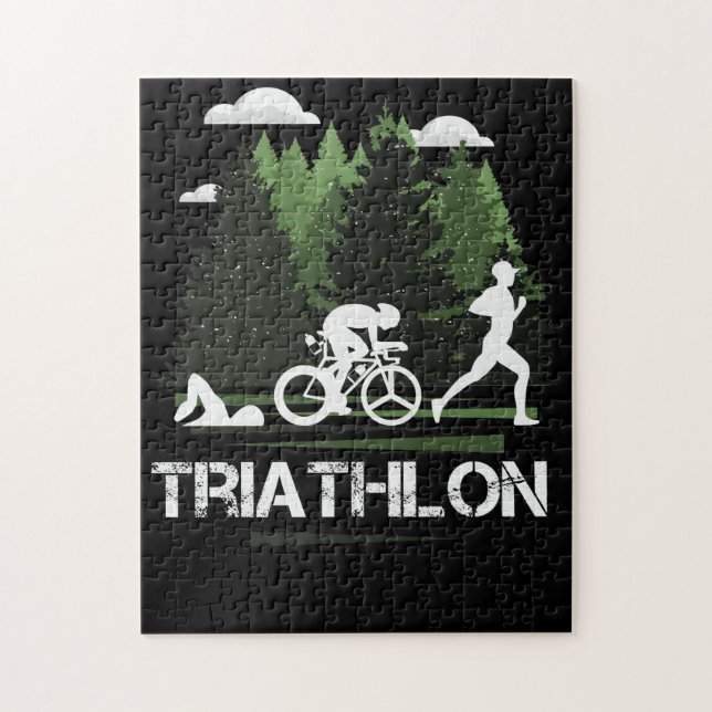 Puzzle Triathlon, nature merveilleuse (Vertical)