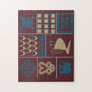 Puzzle tribal africain