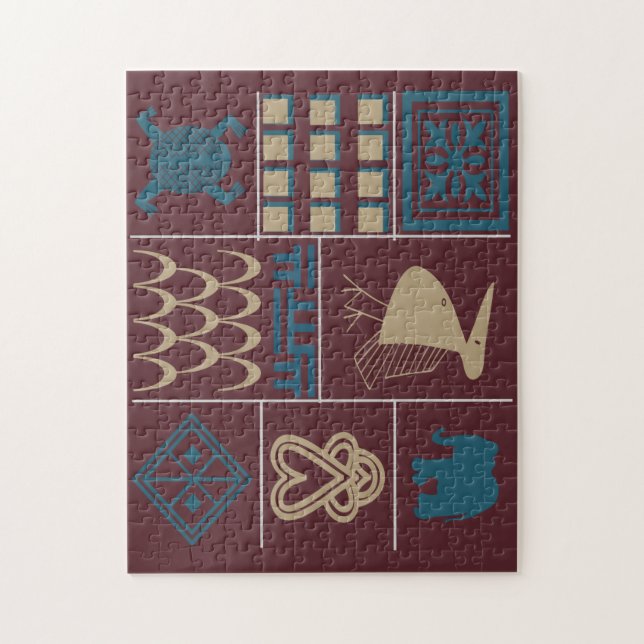 Puzzle tribal africain (Vertical)