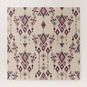 Puzzle Tribal Vintage Ethnique Sans Seamless Aztec
