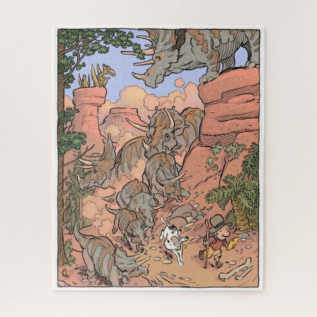Puzzle Triceratops (Vertical)