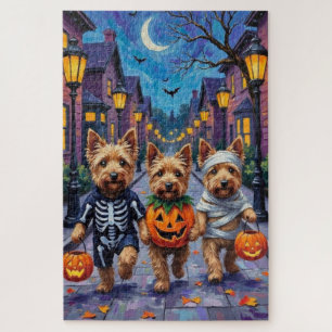 Puzzle Trick-or-Treat Halloween Terrier Dandie Dinmont