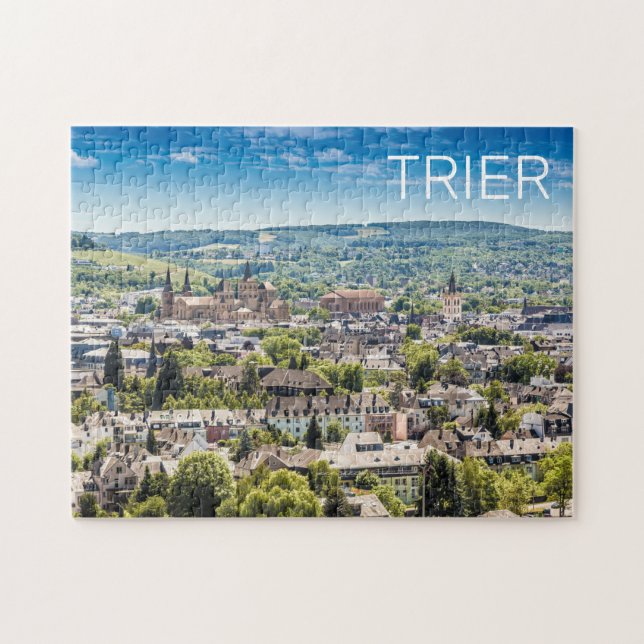Puzzle Trier Cityscape Panorama Moselle Allemagne Souveni (Horizontal)