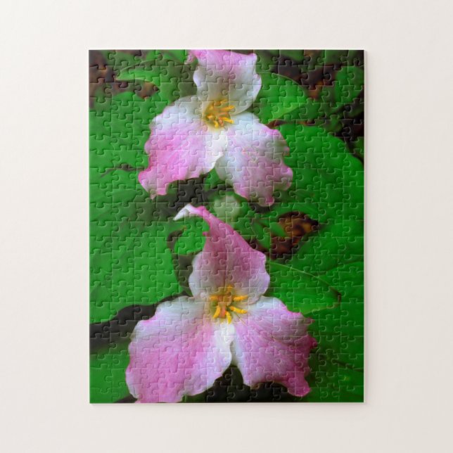Puzzle Trillium Fleur sauvage (Vertical)