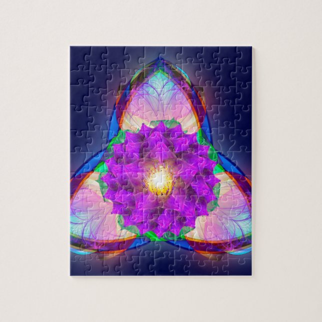 Puzzle Trinity Lotus (Vertical)