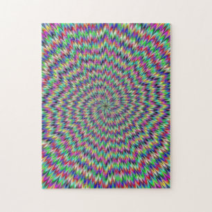 Puzzle Trippy Colorful