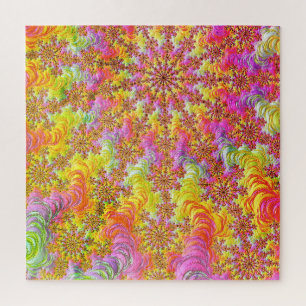 Puzzle Trippy Super Funky Fractal Burst