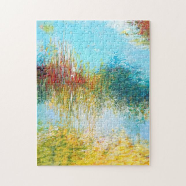 Puzzle Triptyque Abstrait Partie 2 (Vertical)