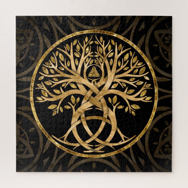 Puzzle Triquetra Arbre de vie (Vertical)