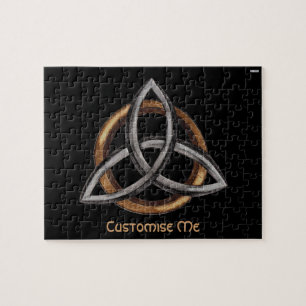 Puzzle Triquetra (Brown/Argent)