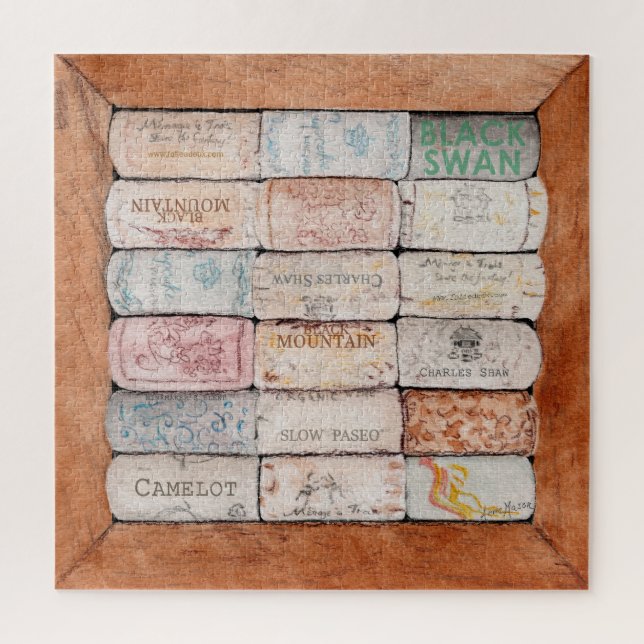 Puzzle Trivet Vin Cork (Vertical)