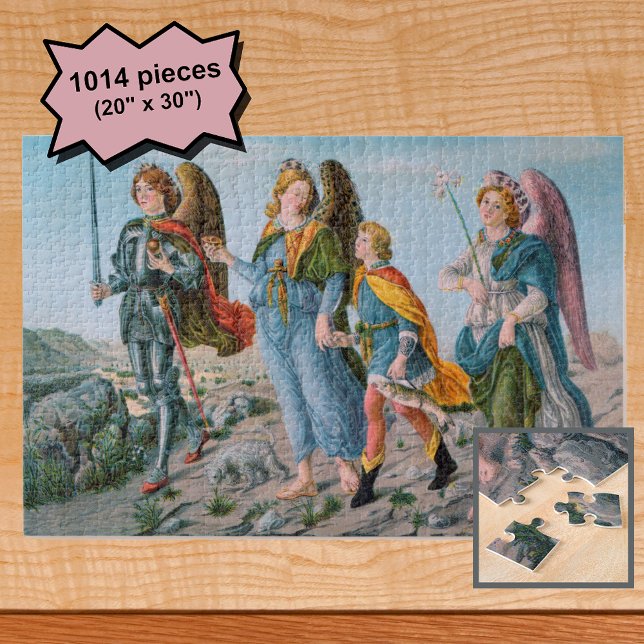 Puzzle Trois archanges et Tobias (M 017) (Créateur téléchargé)