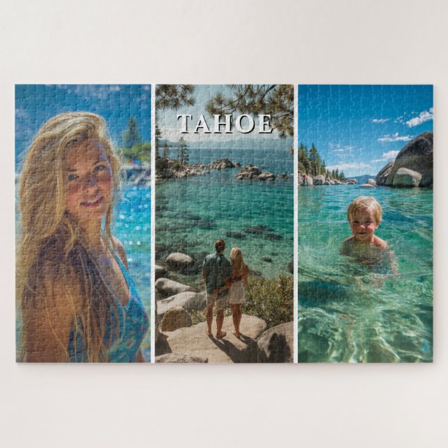 Puzzle Trois bandes verticales Boho Photo 20x30 (Horizontal)