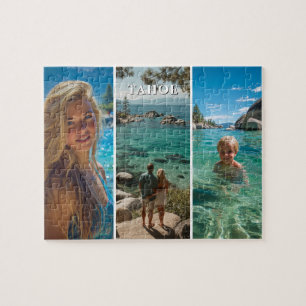 Puzzle Trois bandes verticales Boho Photo 8x10