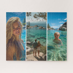 Puzzle Trois bandes verticales photo boho 16x20