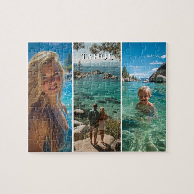 Puzzle Trois bandes verticales photo boho 8x10 (Horizontal)